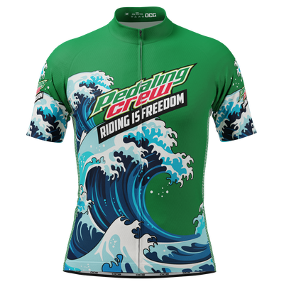 قميص ركوب الدراجات بأكمام قصيرة - رجالي