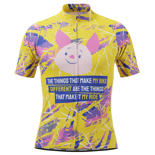 Men's Piglet's Ride Short Sleeve Cycling Jersey