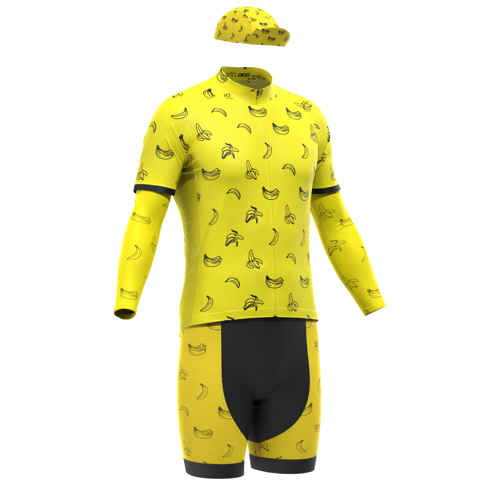 Men's Must Be Bananas 4 Piece Cycling Kit