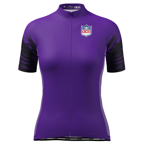 Women's Baltimore Football Short Sleeve Cycling Jersey