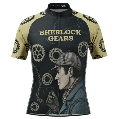Men's Sherlock Gears Short Sleeve Cycling Jersey