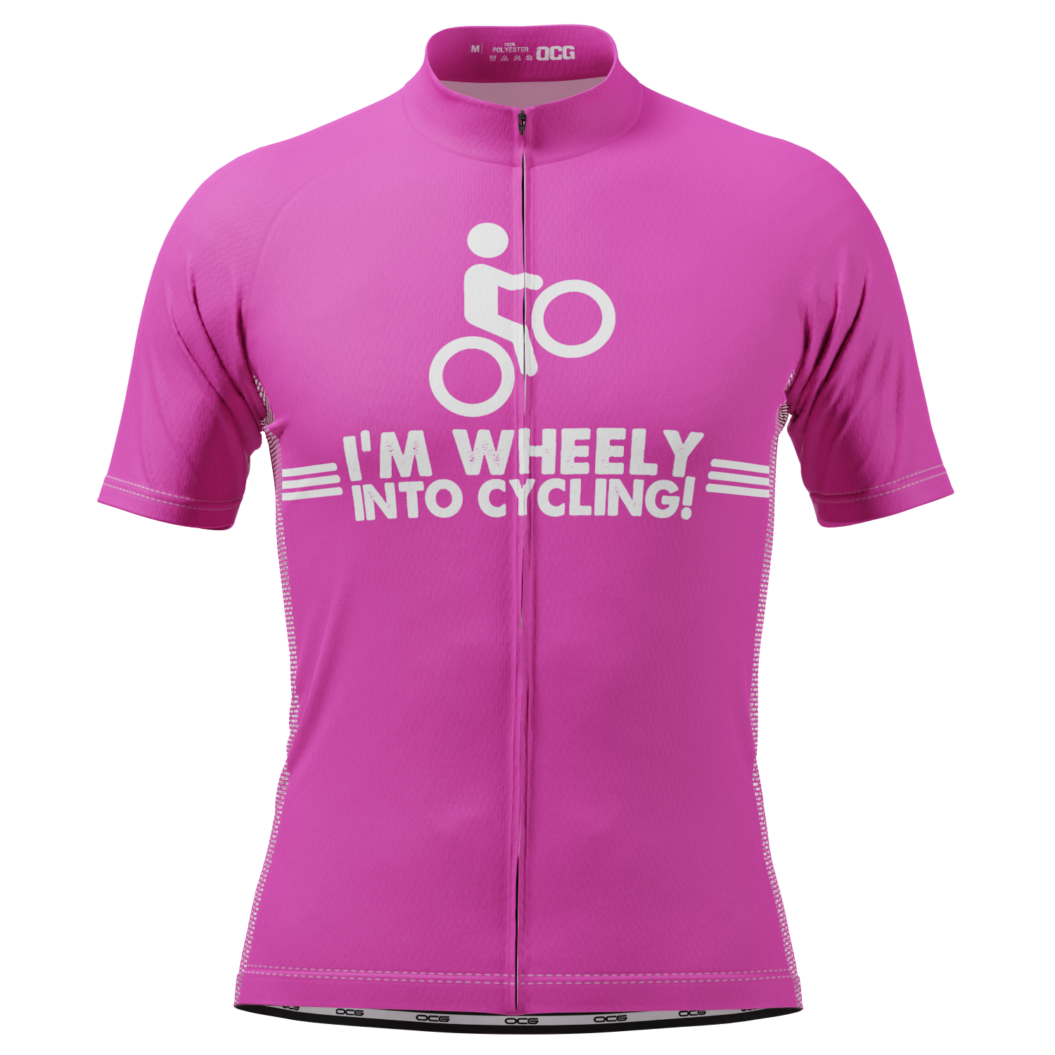 Men's I'm Wheely Into Cycling! Short Sleeve Cycling Jersey