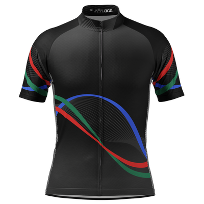 Men's Technical Waves Short Sleeve Cycling Jersey