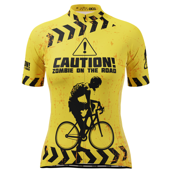 Women's Zombies Short Sleeve Cycling Jersey