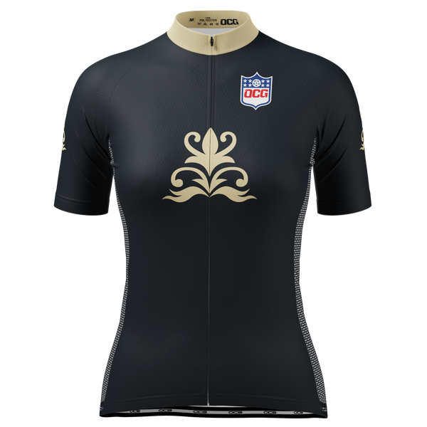 Women's New Orleans Football Short Sleeve Cycling Jersey