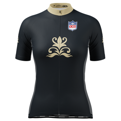 Women's New Orleans Football Short Sleeve Cycling Jersey
