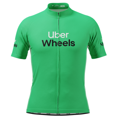 Men's Uber Wheels Short Sleeve Cycling Jersey