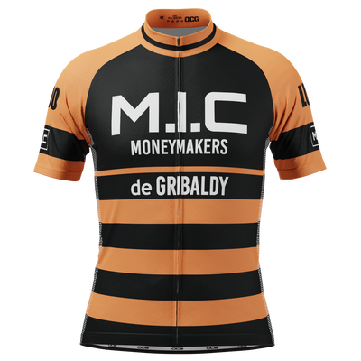 Men's Gribaldy Retro Short Sleeve Cycling Jersey