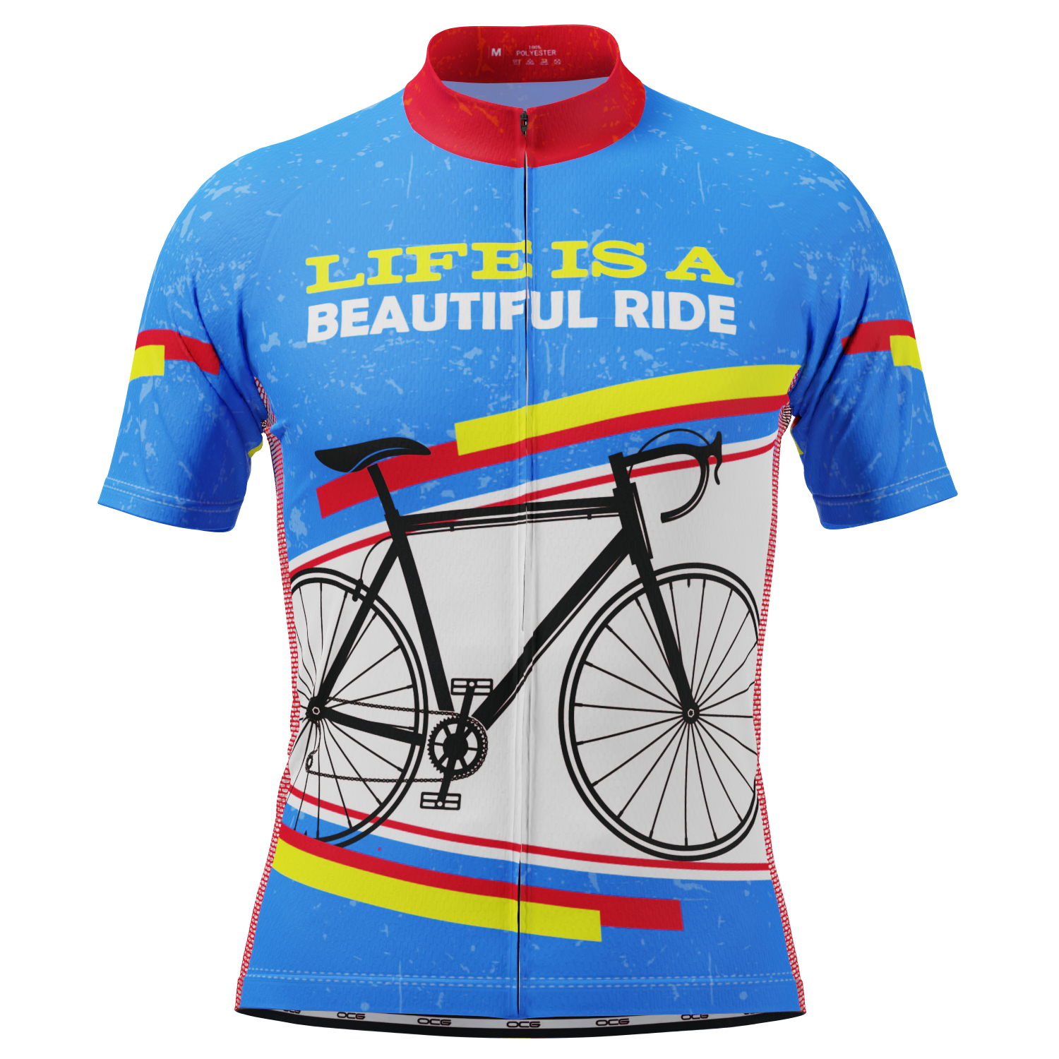 Men's Life is a Beautiful Ride Short Sleeve Cycling Jersey