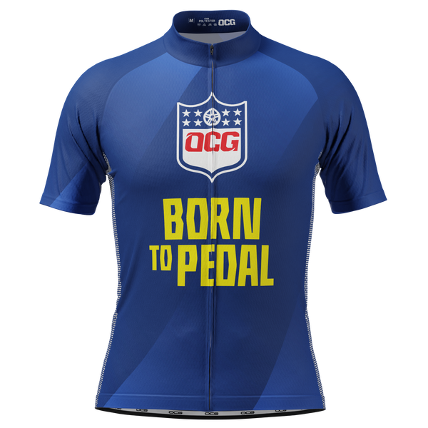 Men's Born To Pedal Short Sleeve Cycling Jersey
