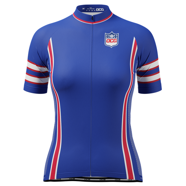 Women's Buffalo Football Short Sleeve Cycling Jersey