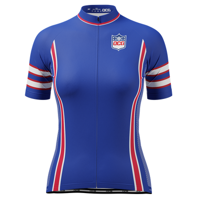 Women's Buffalo Football Short Sleeve Cycling Jersey
