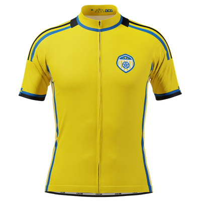 Herrars Sverige Fotboll Kortärmad Cykeltröja