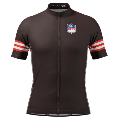 Men's Cleveland Football Short Sleeve Cycling Jersey