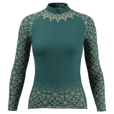 Women's Cyclist Long Sleeve Cycling Jersey Premium Quick-Dry