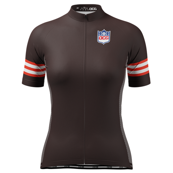 Women's Cleveland Football Short Sleeve Cycling Jersey