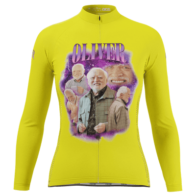 Women's Create Your Own Custom Long Sleeve Cycling Jersey Lightweight & Breathable