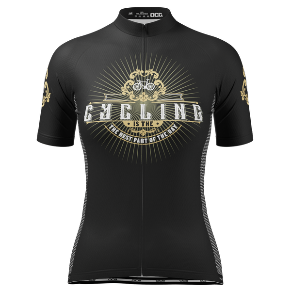 Women's Cycling Is The Best Part Of The Day Short Sleeve Cycling Jersey