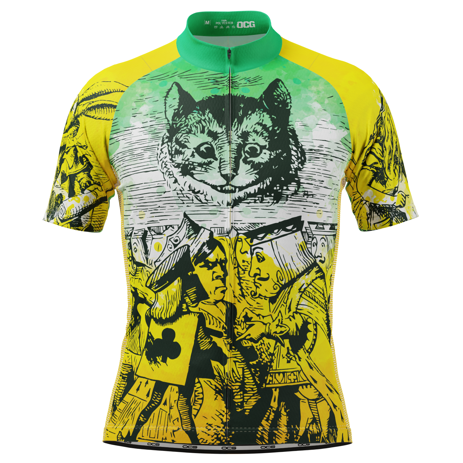 Men's Alice In Wonderland Short Sleeve Cycling Jersey