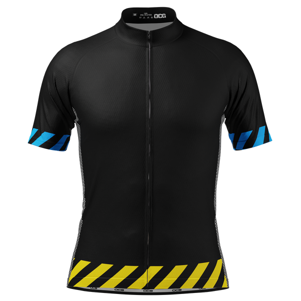 Men's Diagonals Short Sleeve Cycling Jersey