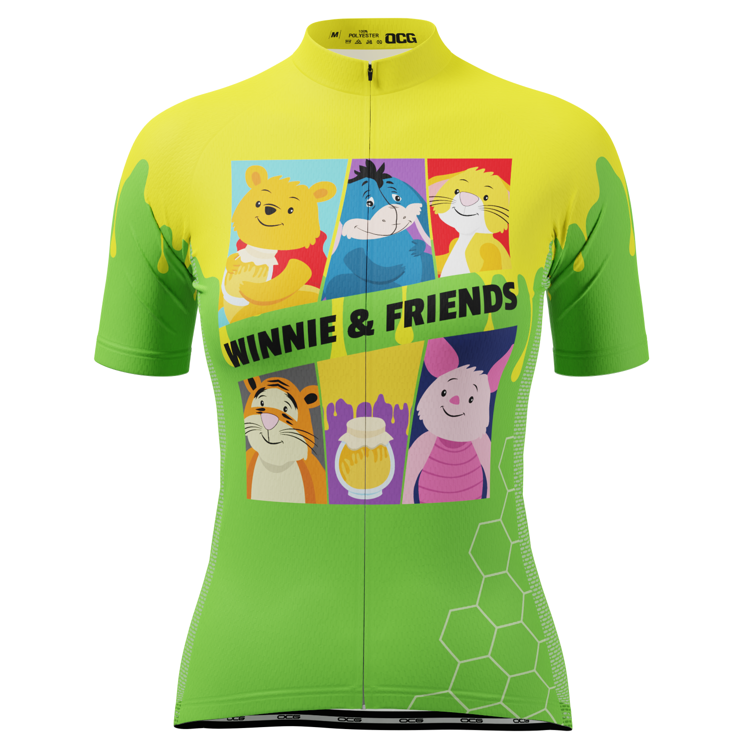 Women's Winnie & Friends Short Sleeve Cycling Jersey