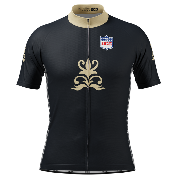 Men's New Orleans Football Short Sleeve Cycling Jersey