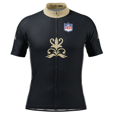 Men's New Orleans Football Short Sleeve Cycling Jersey