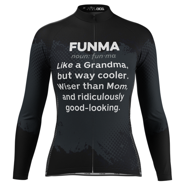 Women's Funma Long Sleeve Cycling Jersey Quick-Dry Sublime Comfort