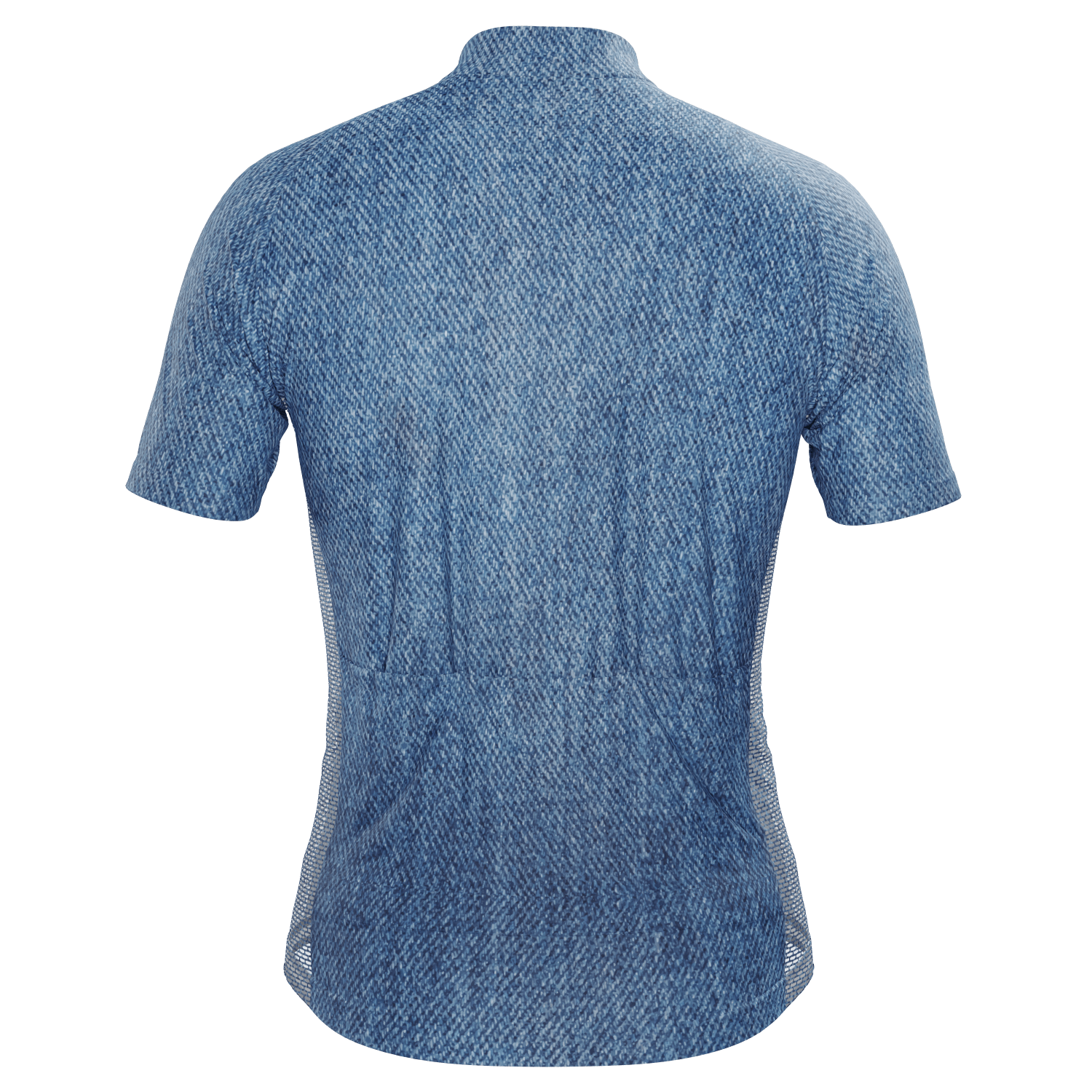 Men's Denim Short Sleeve Cycling Jersey