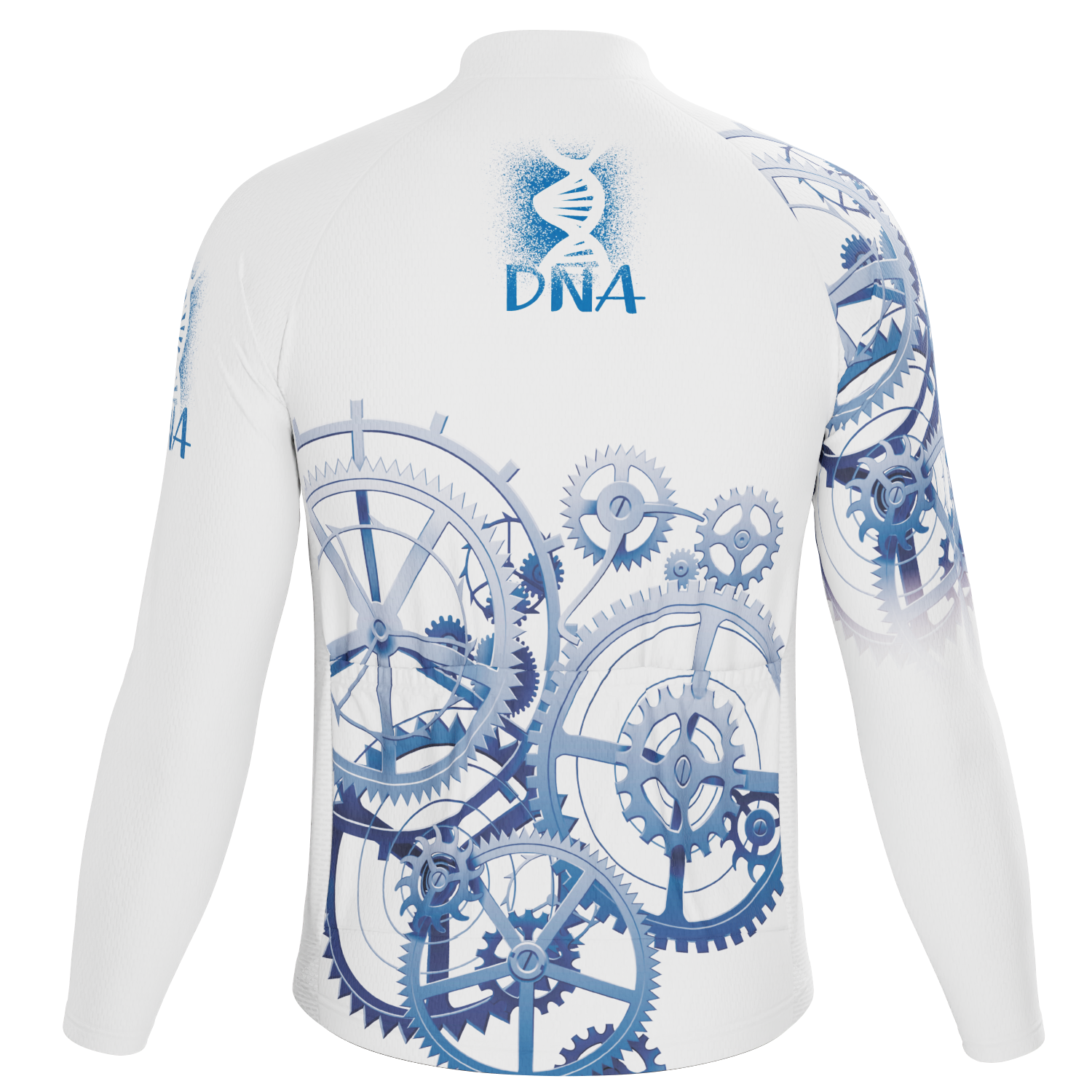 Men's DNA White Long Sleeve Cycling Jersey