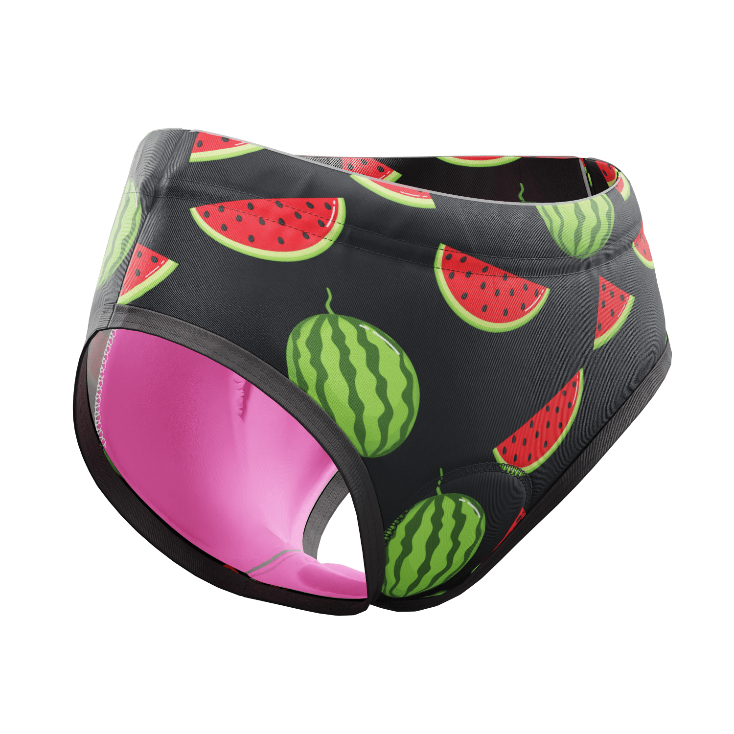 Women's Watermelon Gel Padded Cycling Underwear-Briefs