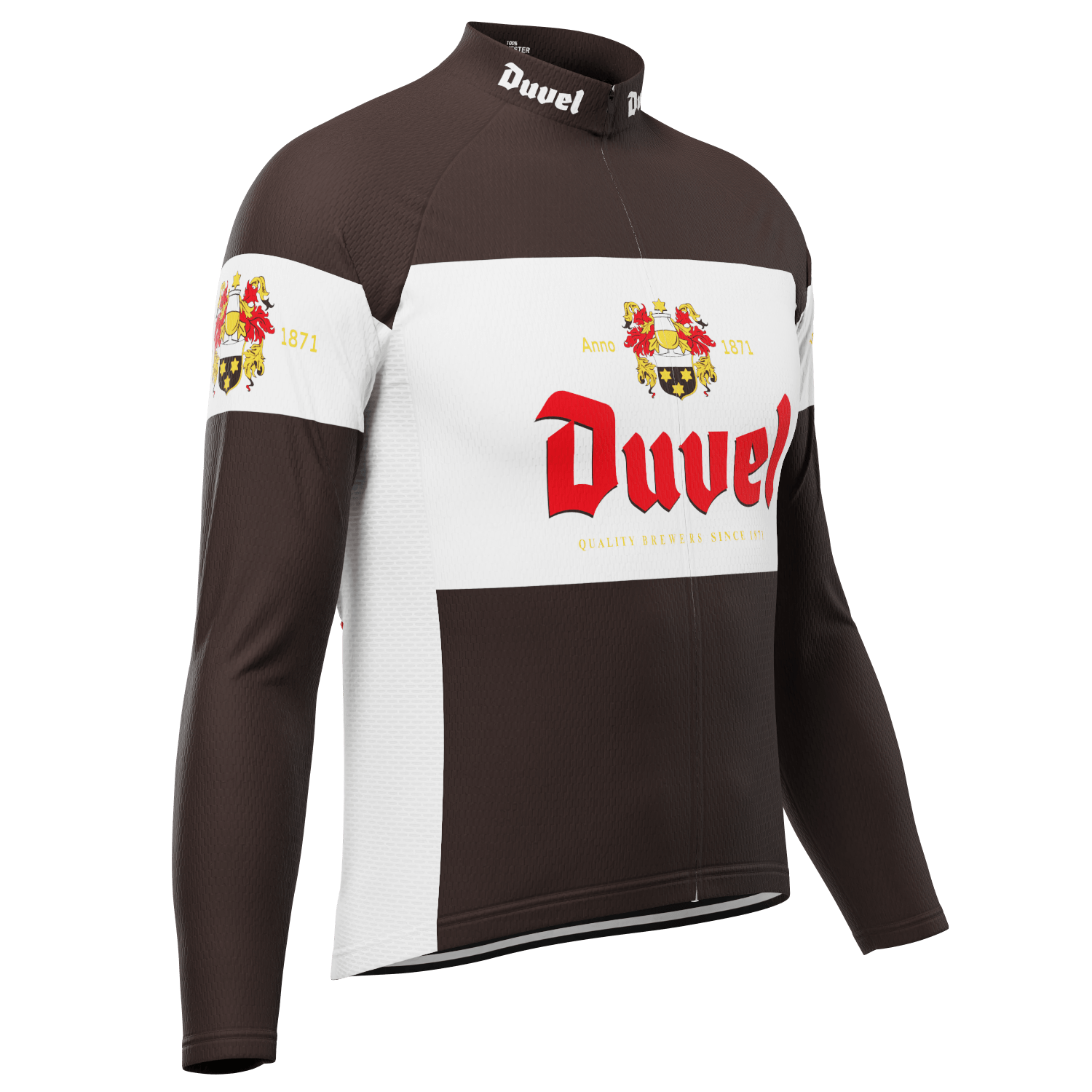 Men's Duvel Black Retro Long Sleeve Cycling Jersey