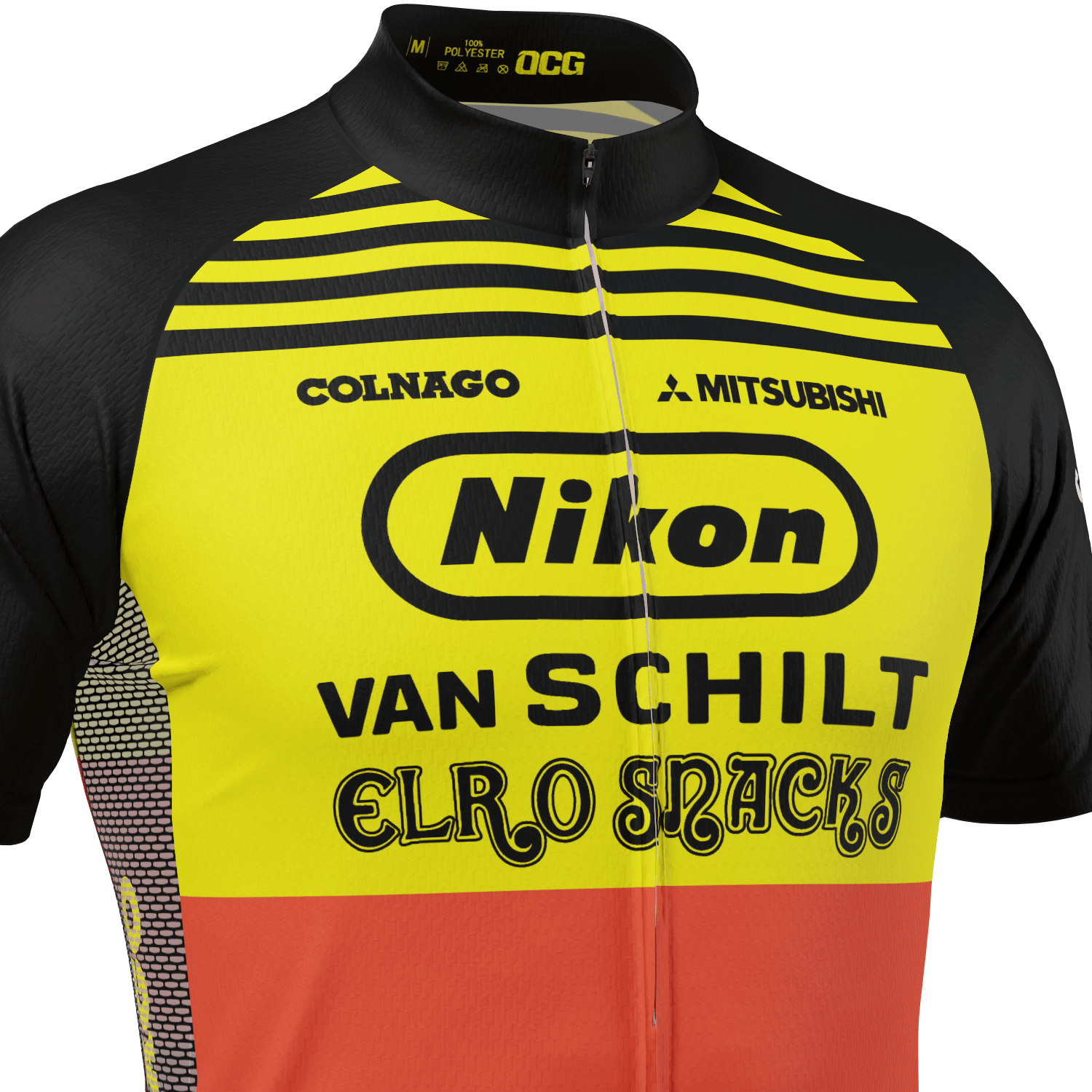 Men's Van Schilt Retro Short Sleeve Cycling Jersey