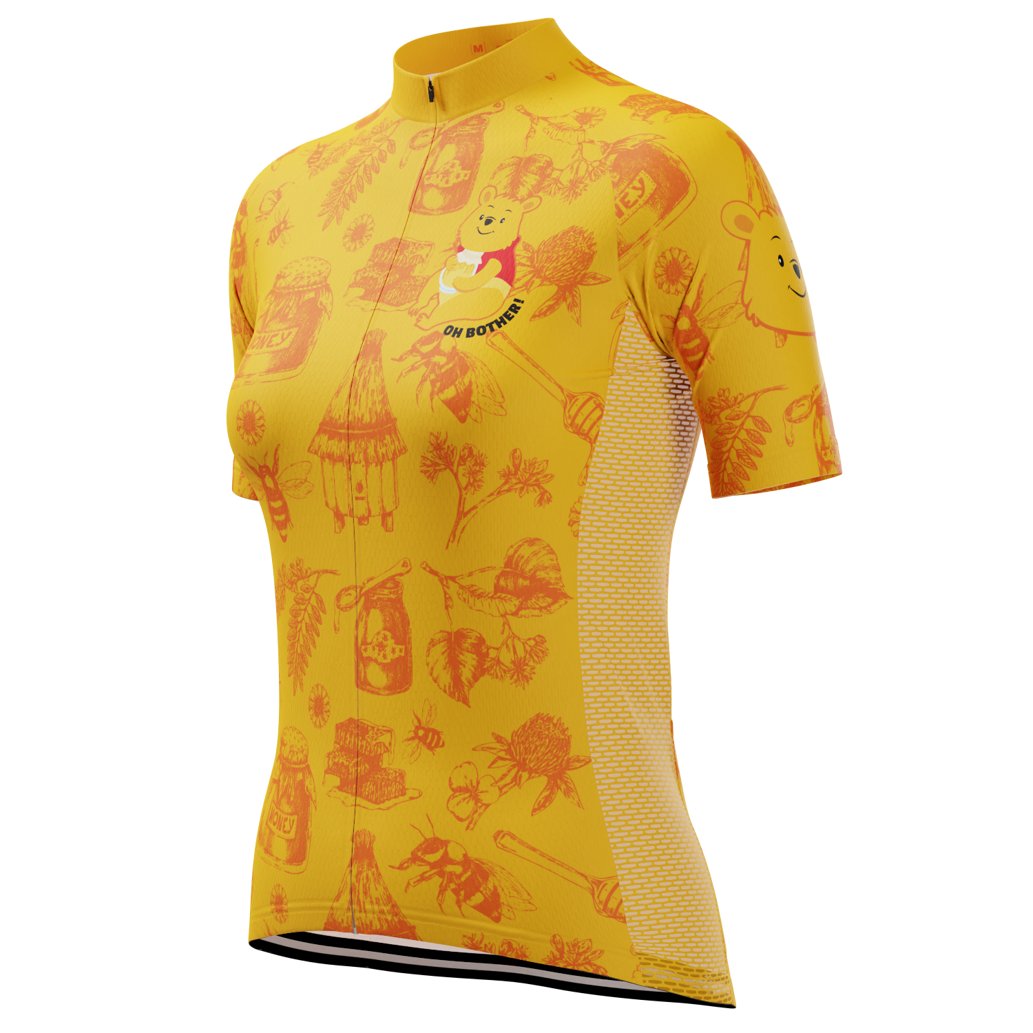 Women's Winnie The Pooh Oh Bother! Short Sleeve Cycling Jersey