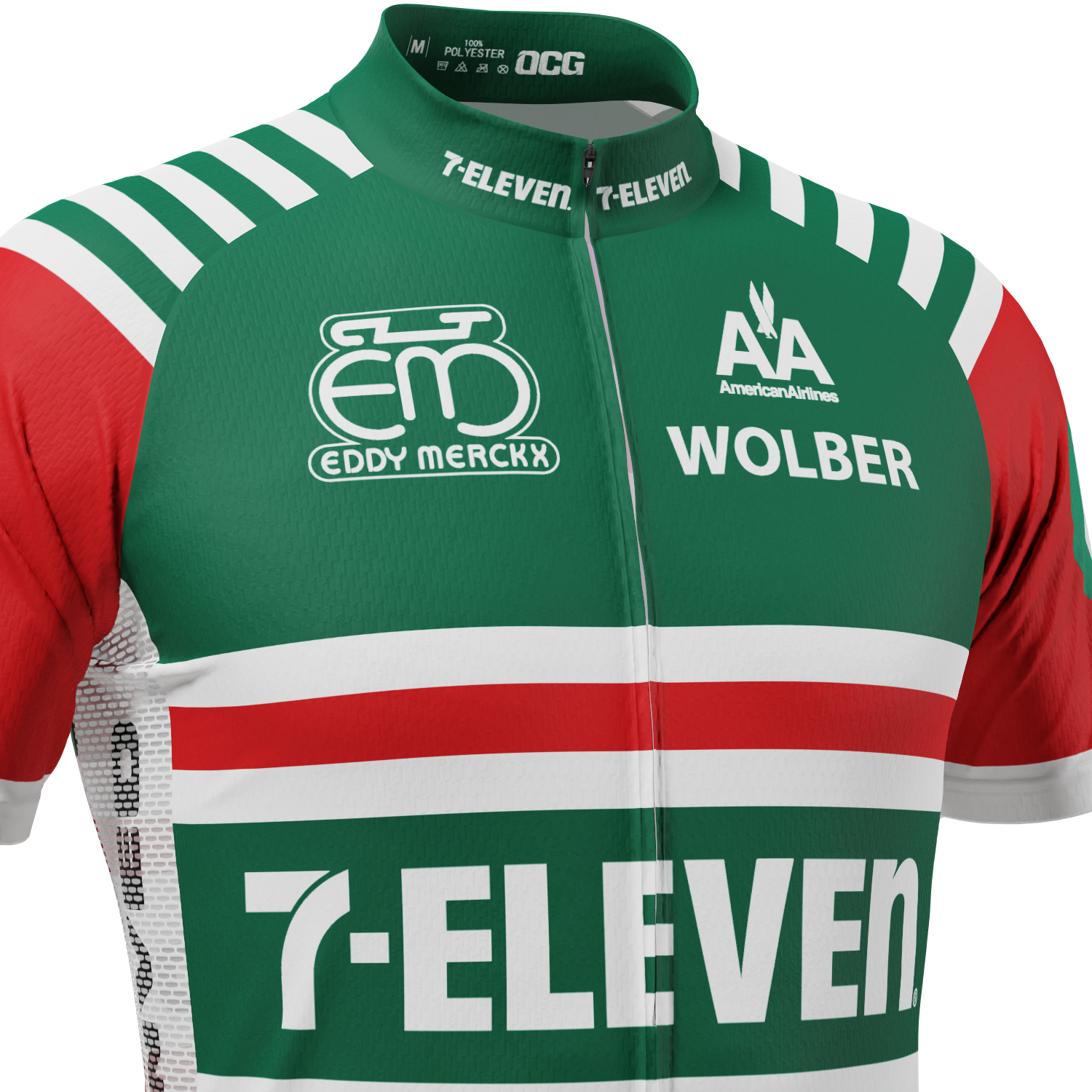 Men's Seven El Team Retro Short Sleeve Cycling Jersey
