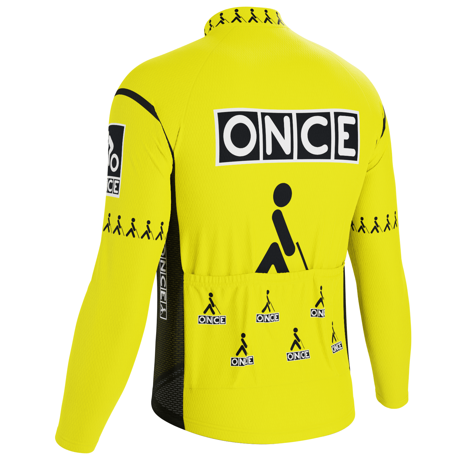 Men's Retro Solo Long Sleeve Cycling Jersey