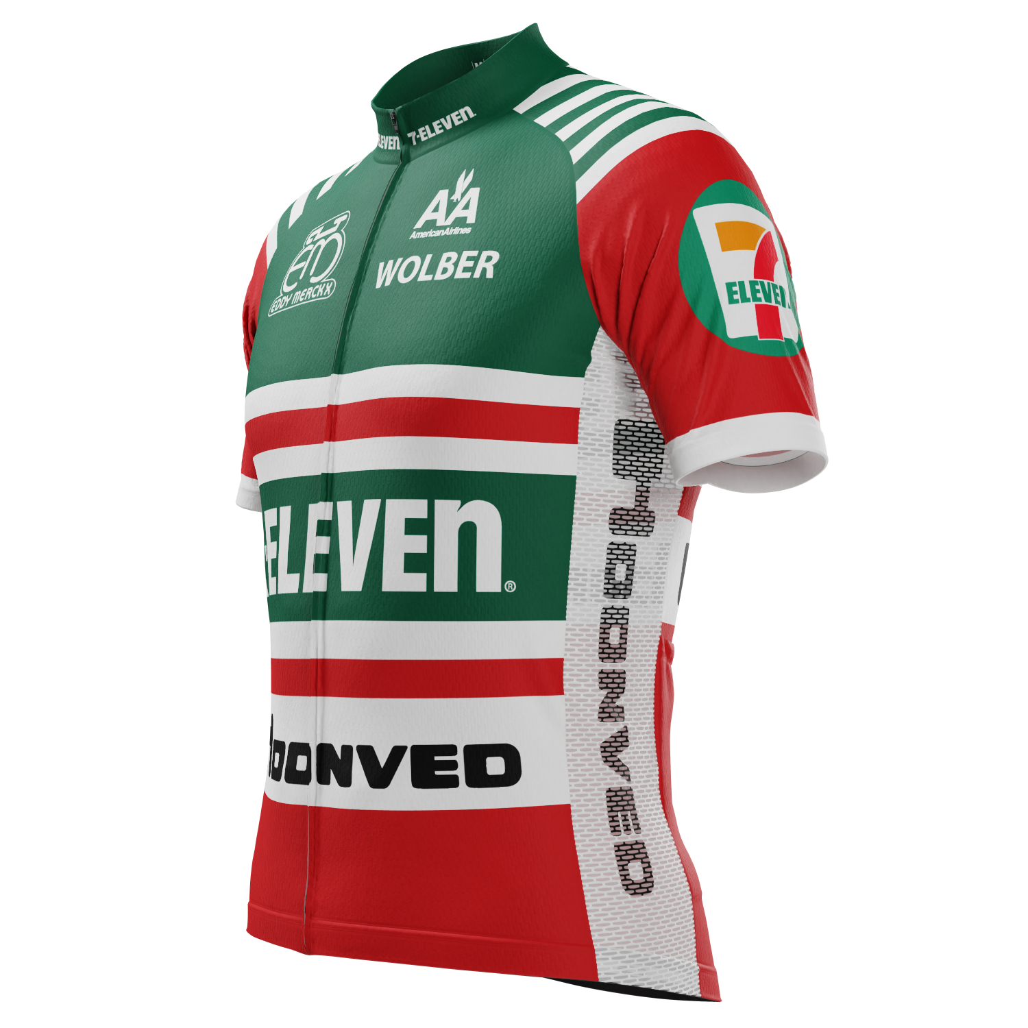 Men's Seven El Team Retro Short Sleeve Cycling Jersey