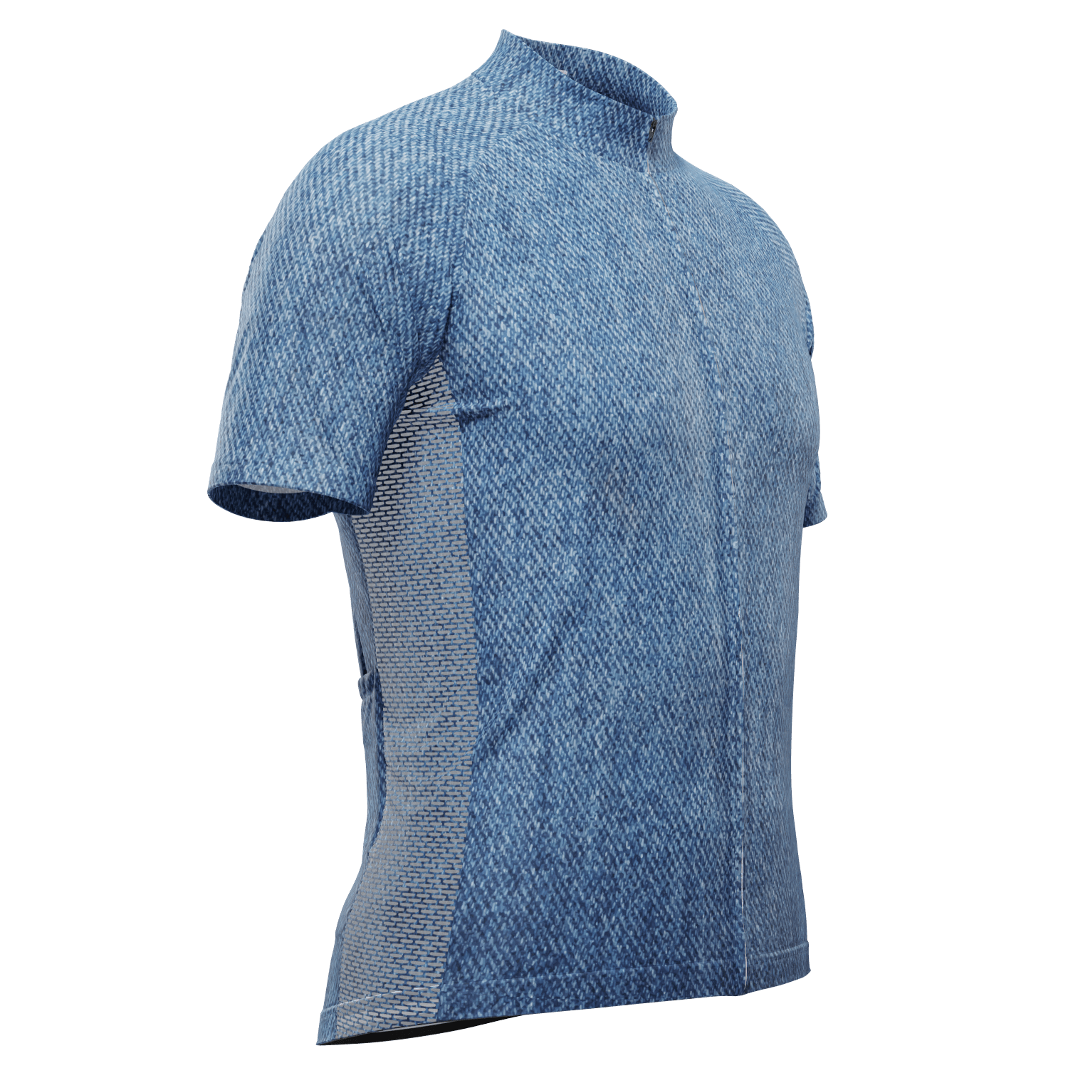 Men's Denim Short Sleeve Cycling Jersey