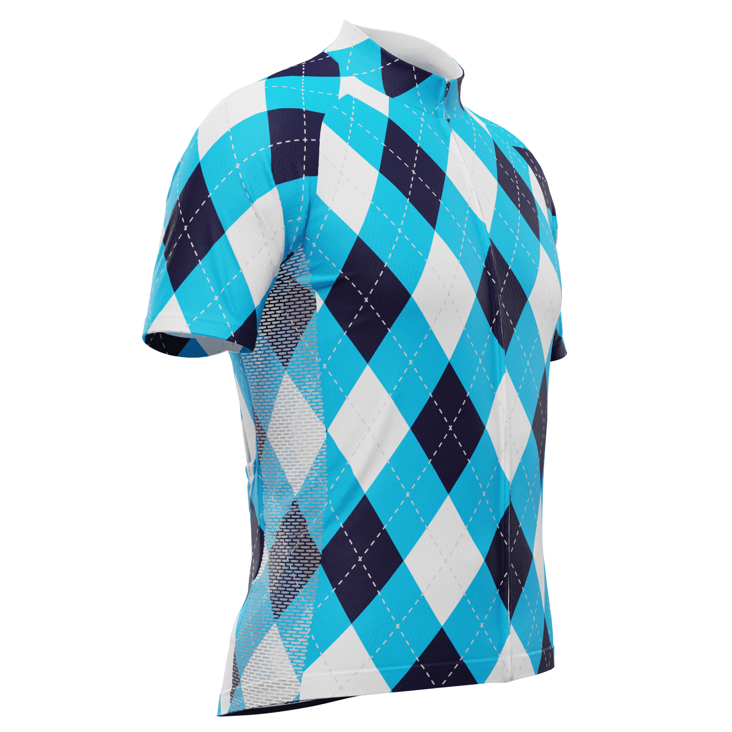 Men's Patchwork Short Sleeve Cycling Jersey