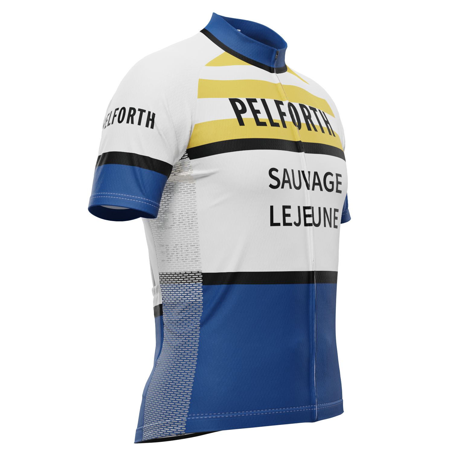 Men's French Pelforth–Sauvage–Lejeune Short Sleeve Cycling Jersey