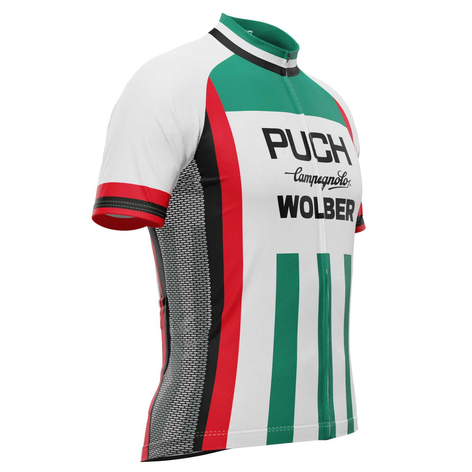 Men's Retro 1981 Puch Campagnolo Wolber Short Sleeve Cycling Jersey