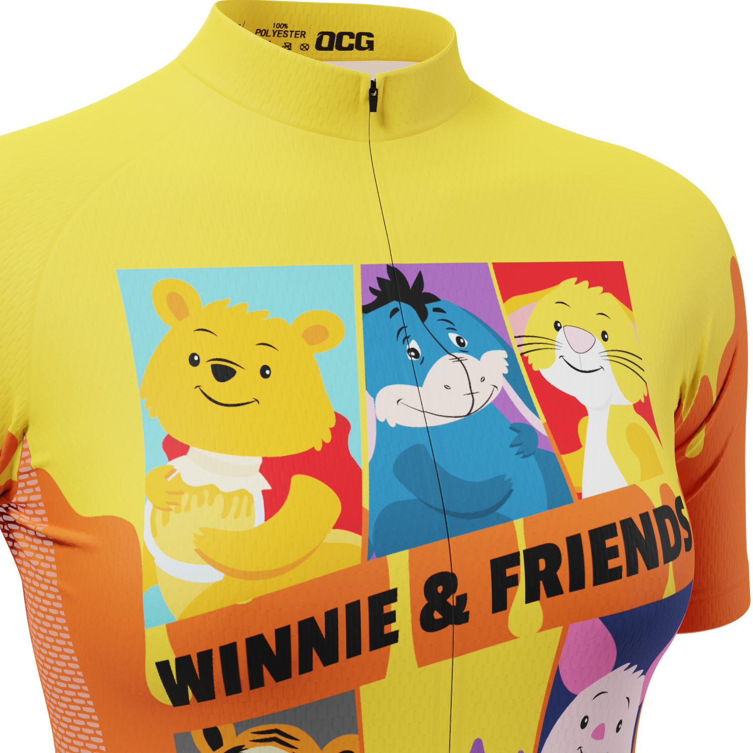 Women's Winnie & Friends Short Sleeve Cycling Jersey