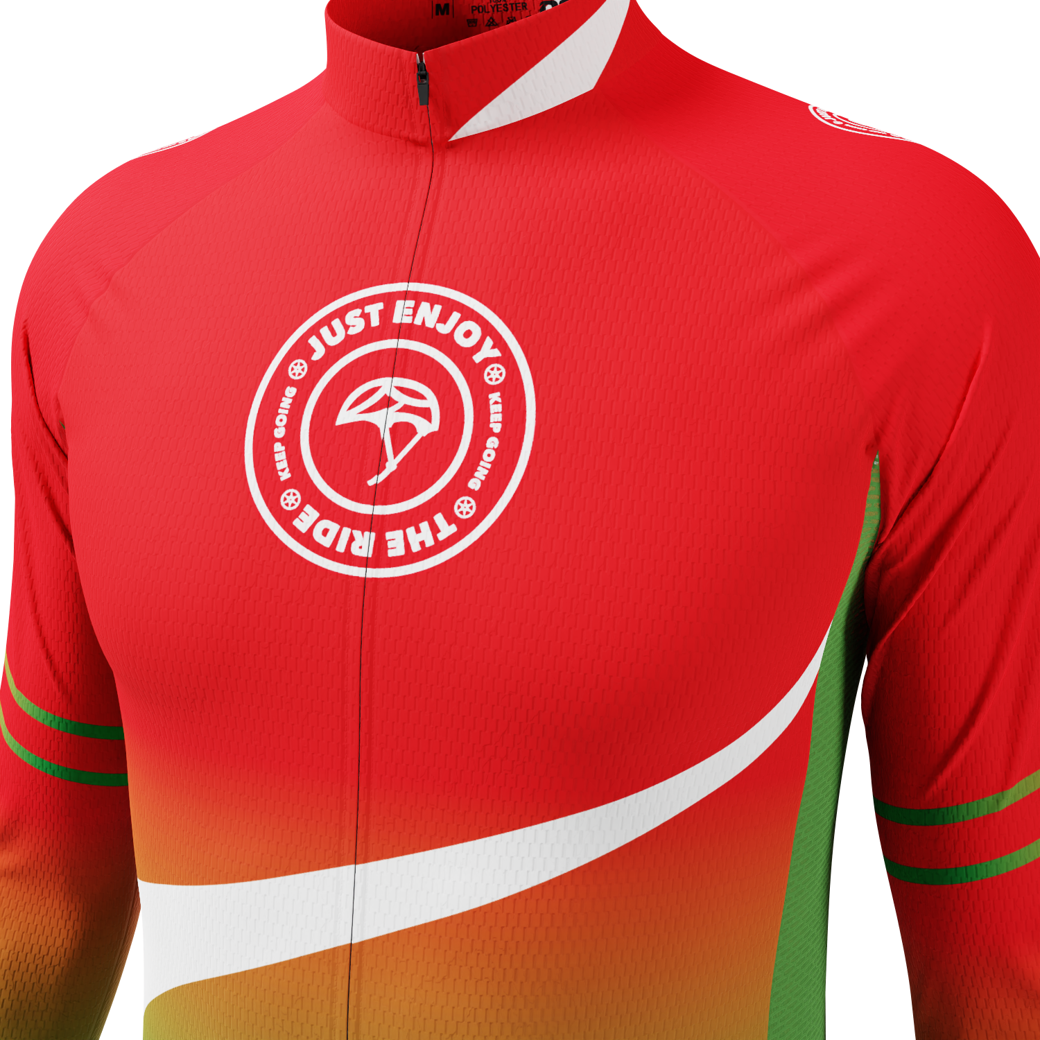 Men's Just Enjoy The Ride Long Sleeve Cycling Jersey