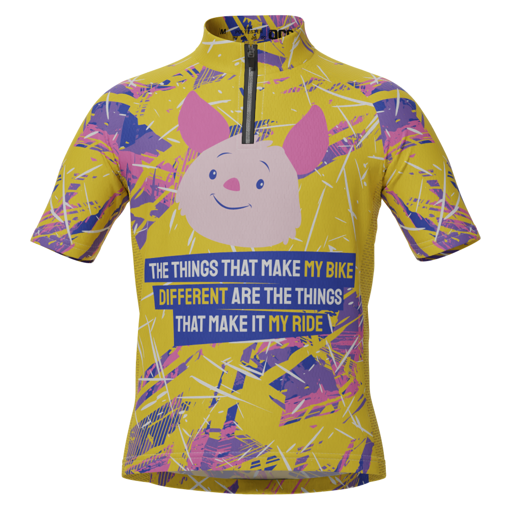 Kid's Piglet's Ride Short Sleeve Cycling Jersey