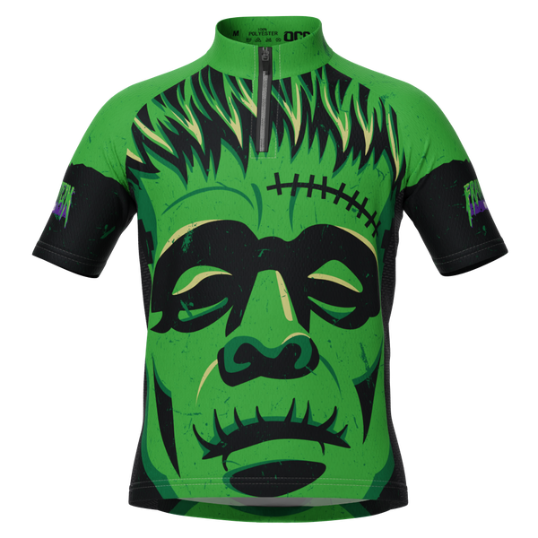 Kid's Frankenstein On Wheels Short Sleeve Cycling Jersey