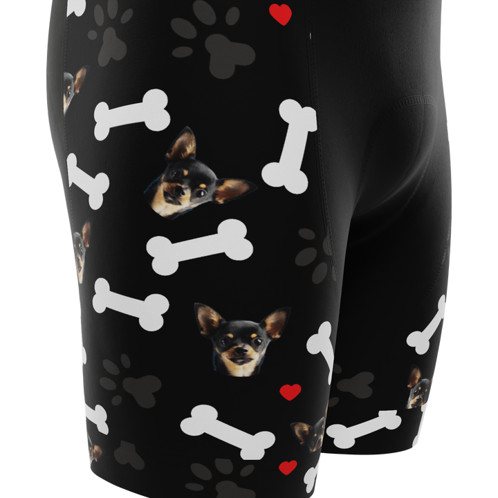 Men's Custom Cycling Bib Quick-Dry Gel-Padded Comfort Black