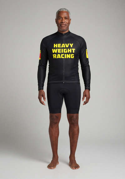 Heavy Weight Racing Gravity Long Sleeve Cycling Jersey - _default - front view