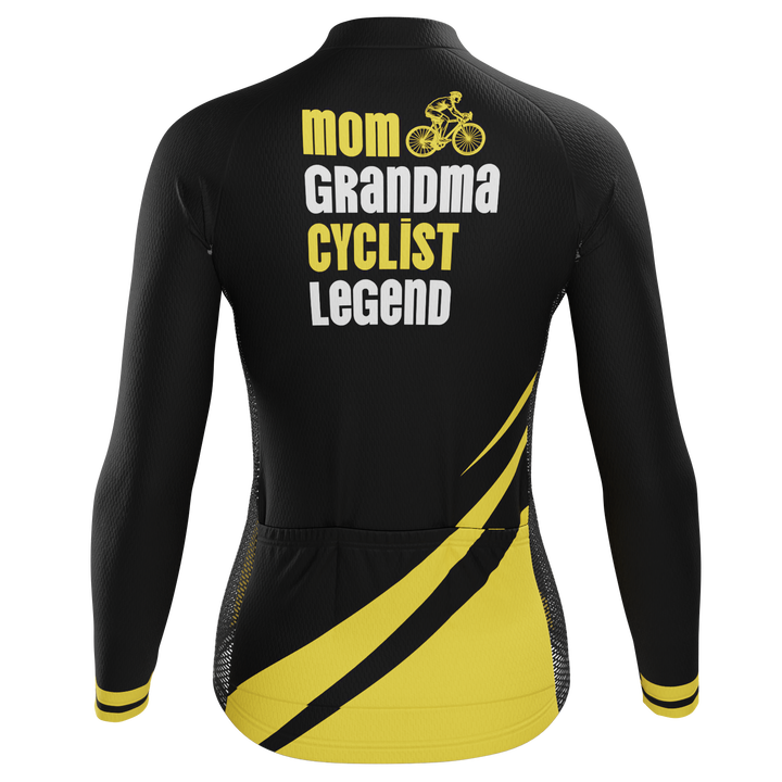 Women's Premium Cycling Jersey Moisture-Wicking & Stylish Black