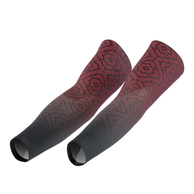 Unisex Basmala Arm Sleeves Premium Performance for Every Cyclist Red