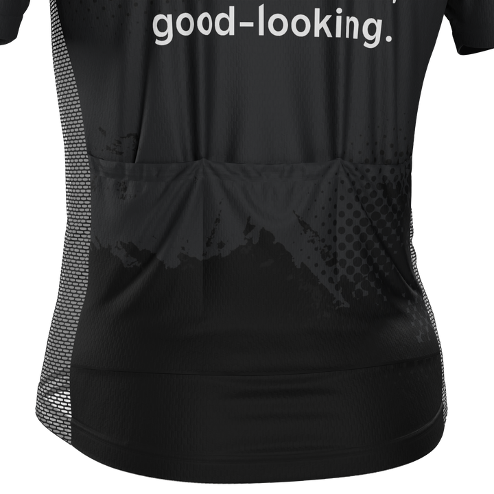 Men's Funpa Cycling Jersey Quick-Dry Made-to-Order Performance Black